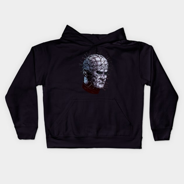 Pinhead Hellraiser Kids Hoodie by Creepsandbabes